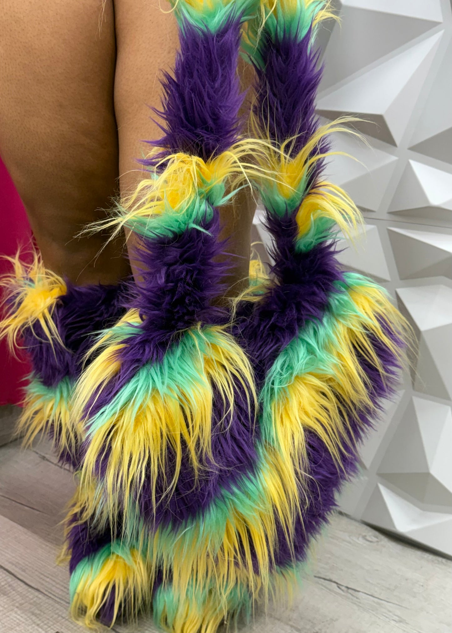 MG Fur Purse - Multi