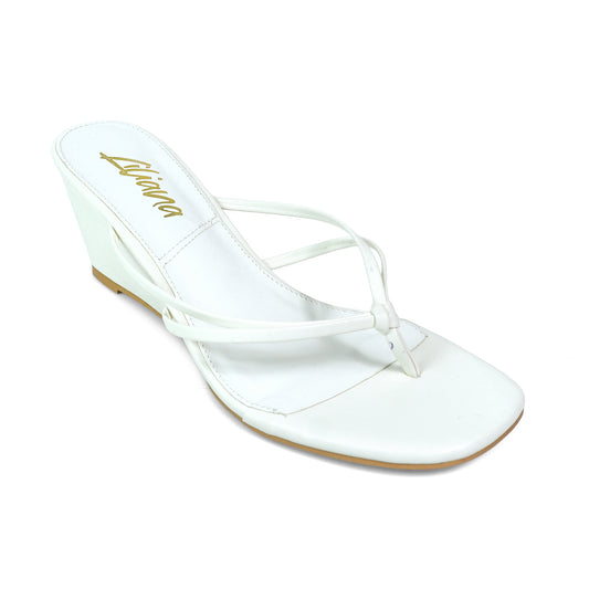 Leslie Wedge - White