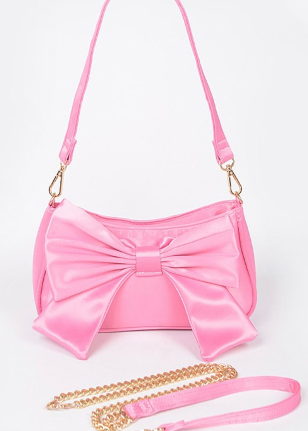 Satin Bow Purse