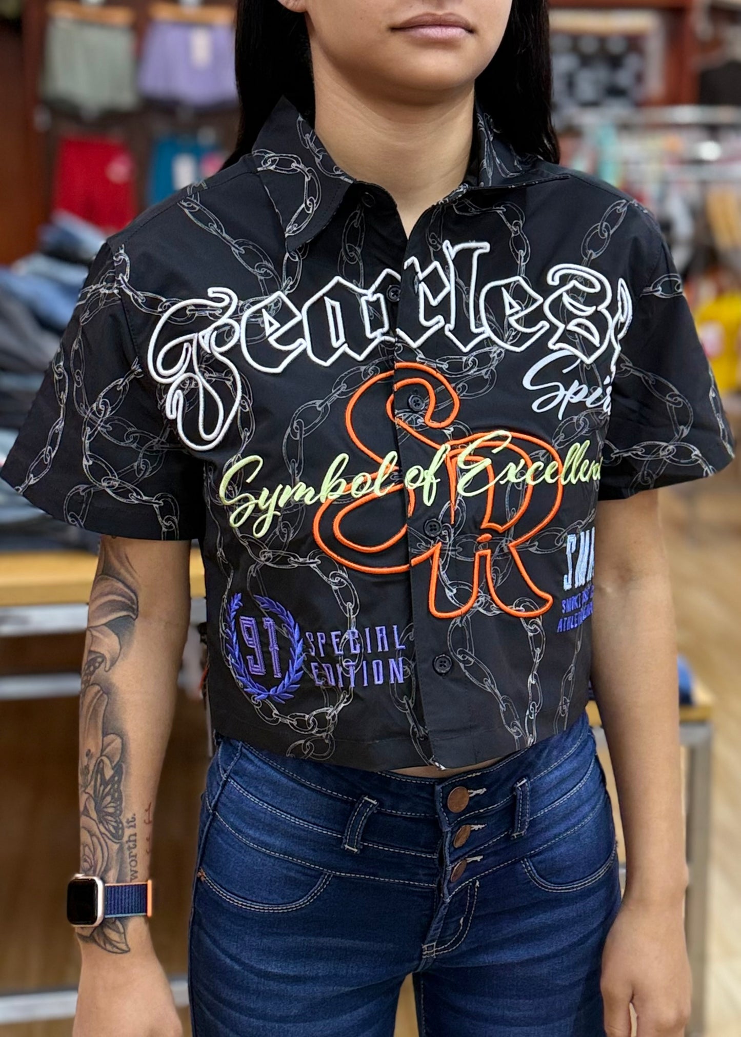 SR Fearless Top-Black