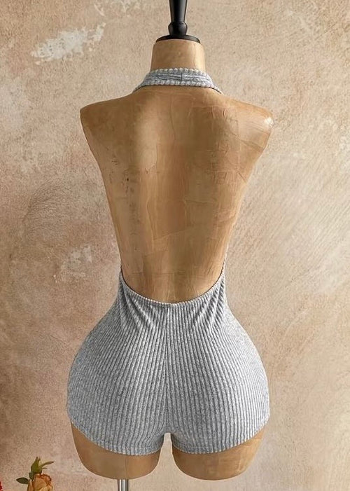 Ribbed Romper