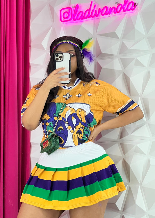 MG Pleated Skort-White