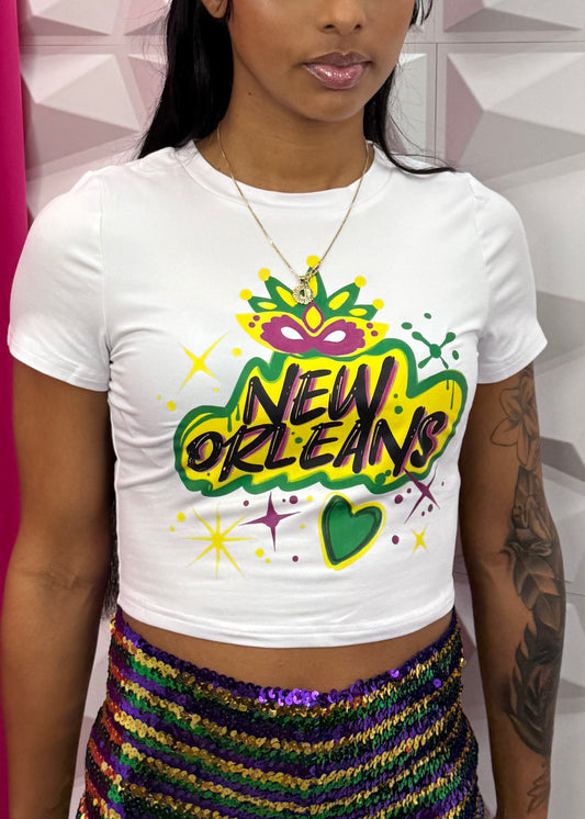 MG Croptop #1 - White