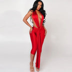 Silky Capri Romper