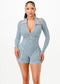 Demi Romper-Blue