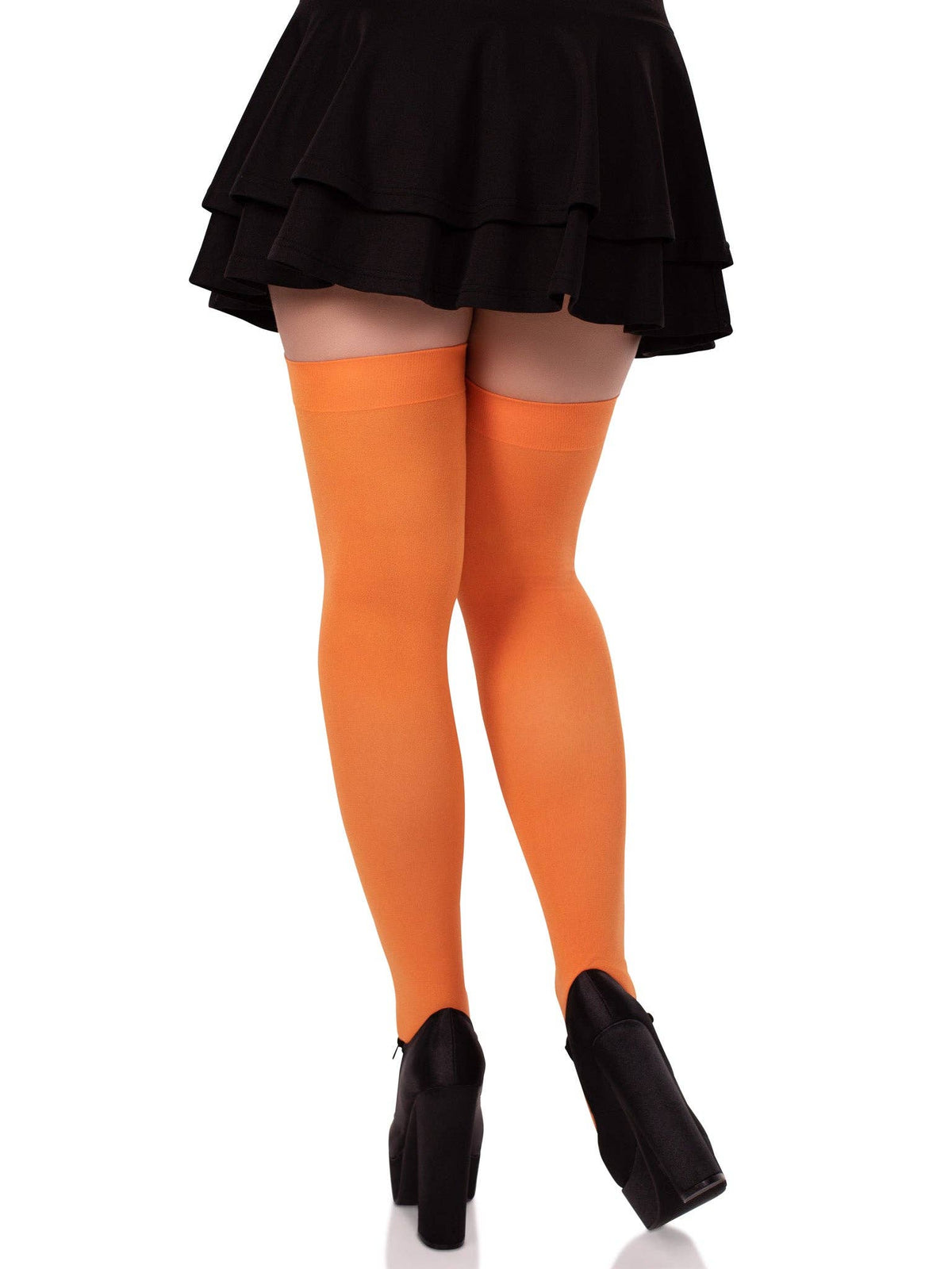 Luna Thigh High Stockings: Red / One Size