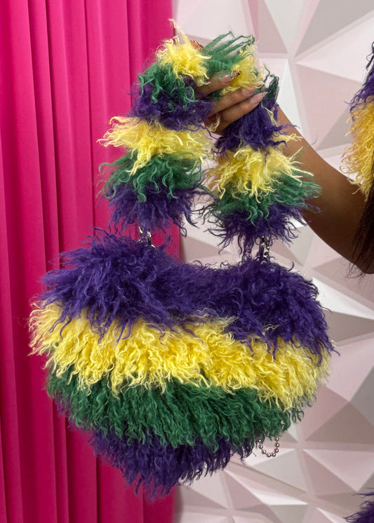 MG Mongolian Fur Purse