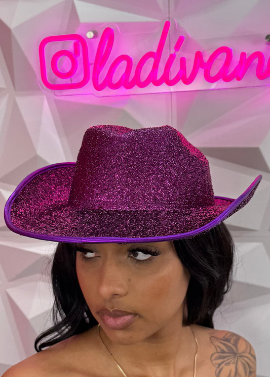 MG Cowgirl Hat - Purple