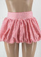 Bubble Skirt-Plaid