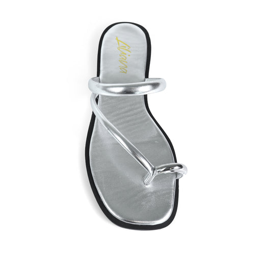 Elaine Slides - Silver