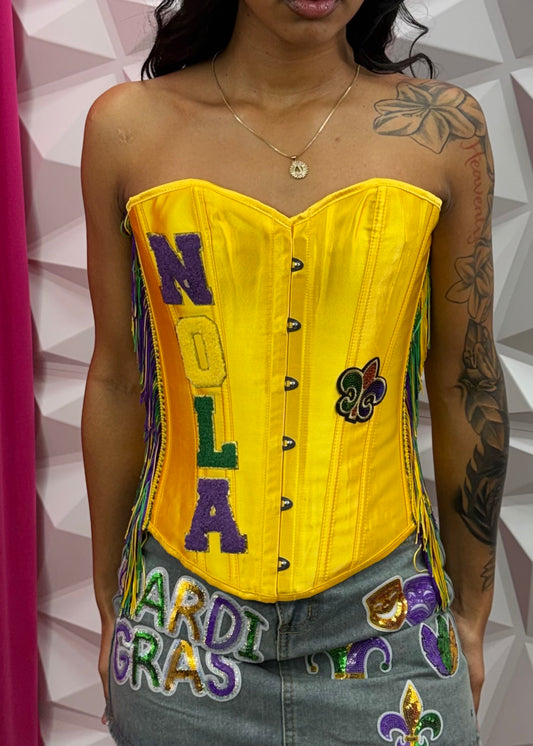 MG Patch Corset - Gold