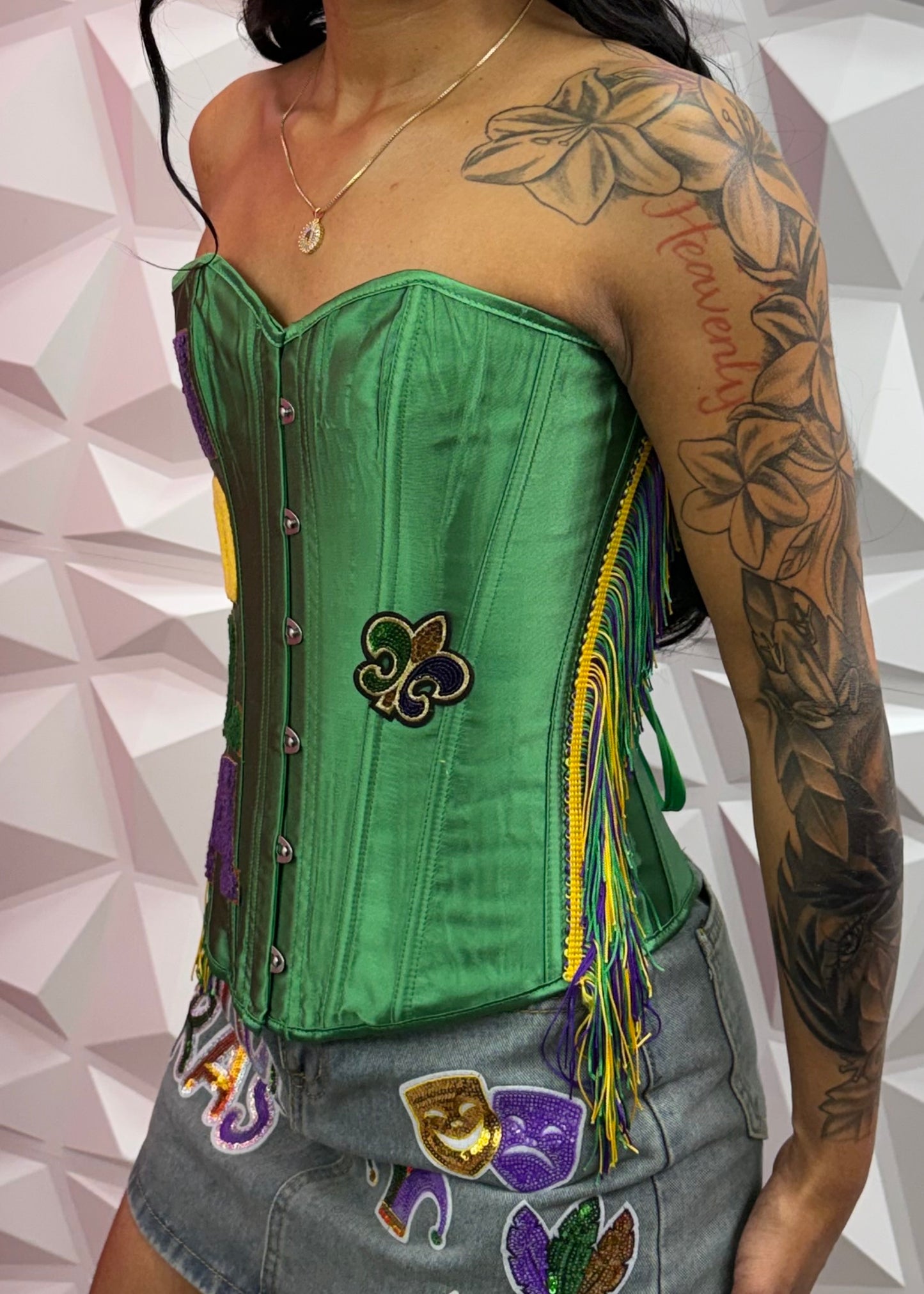 MG Patch Corset - Green