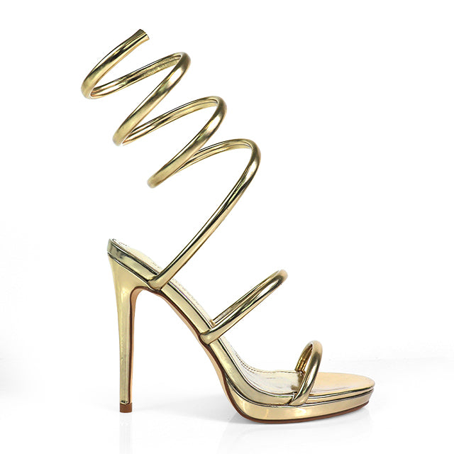 Sabine Heels - Gold