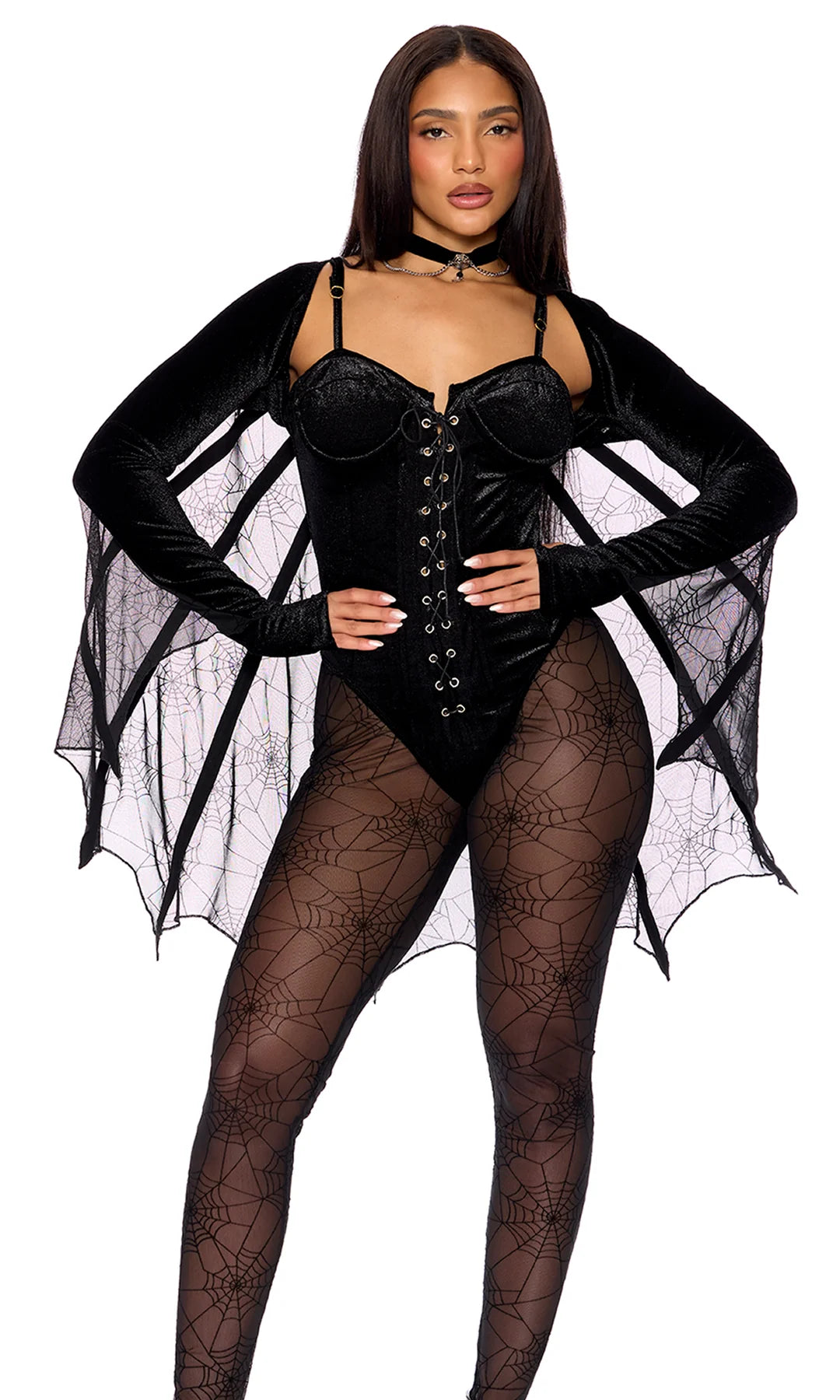 World Wide Web 4-Piece Women's Spider Costume
