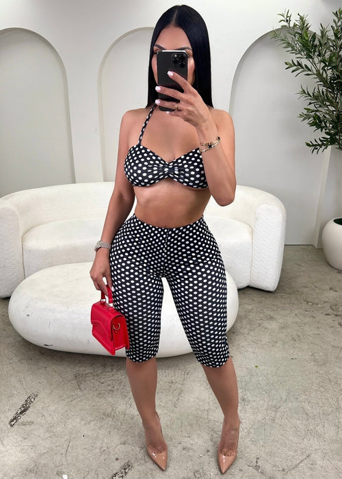 Polka Capri Set