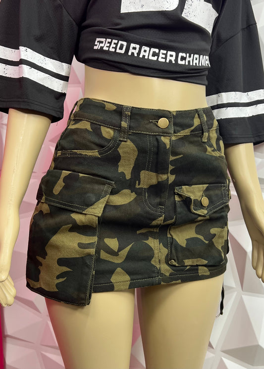 Cargo Skirt-Camo