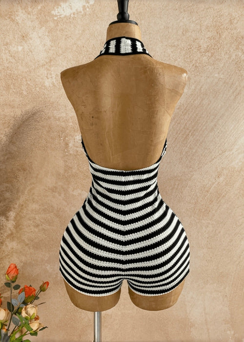 Striped Hoop Romper