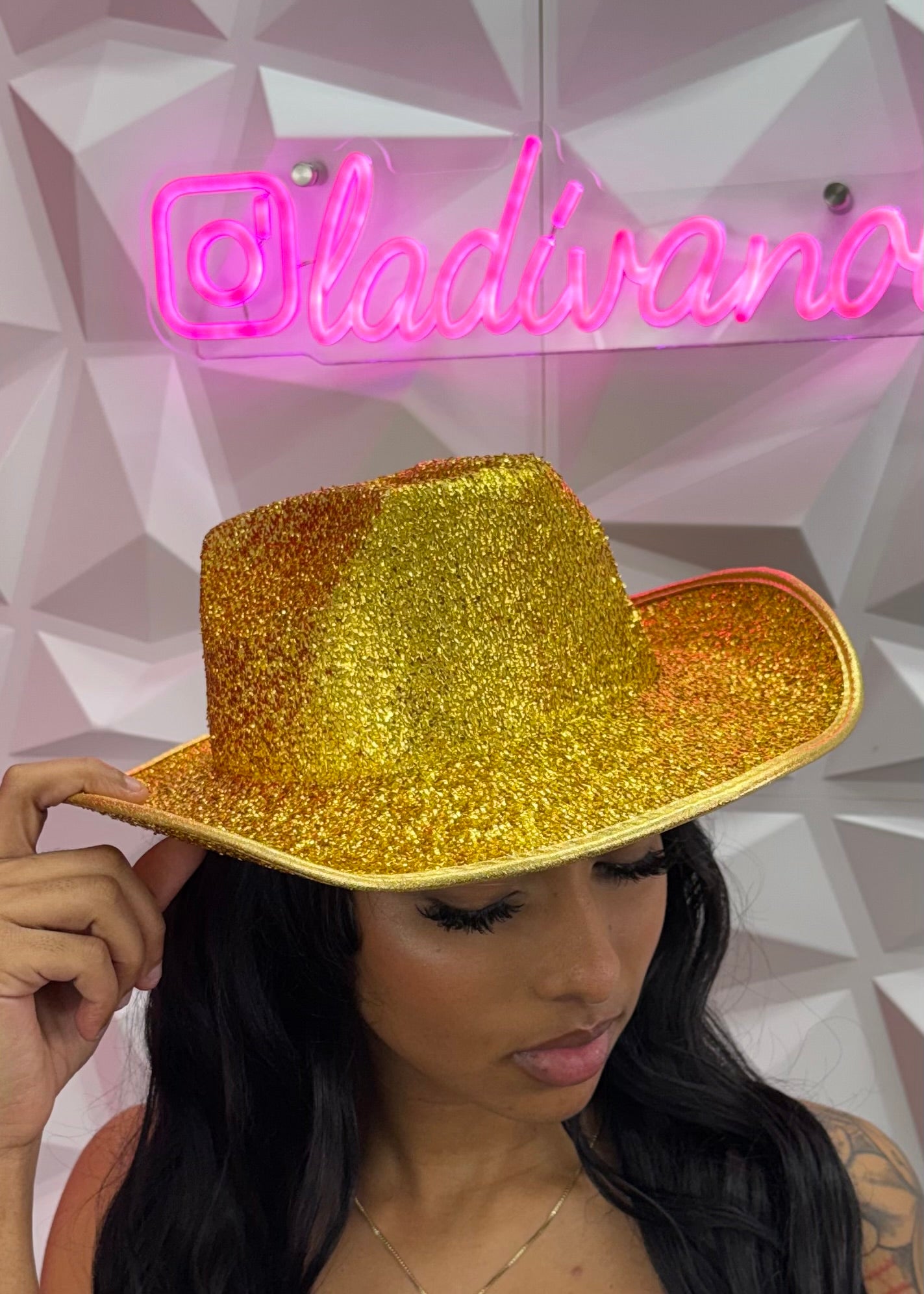 MG Cowgirl Hat - Gold
