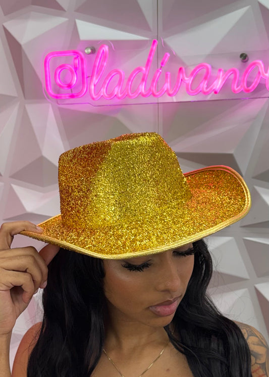 MG Cowgirl Hat - Gold