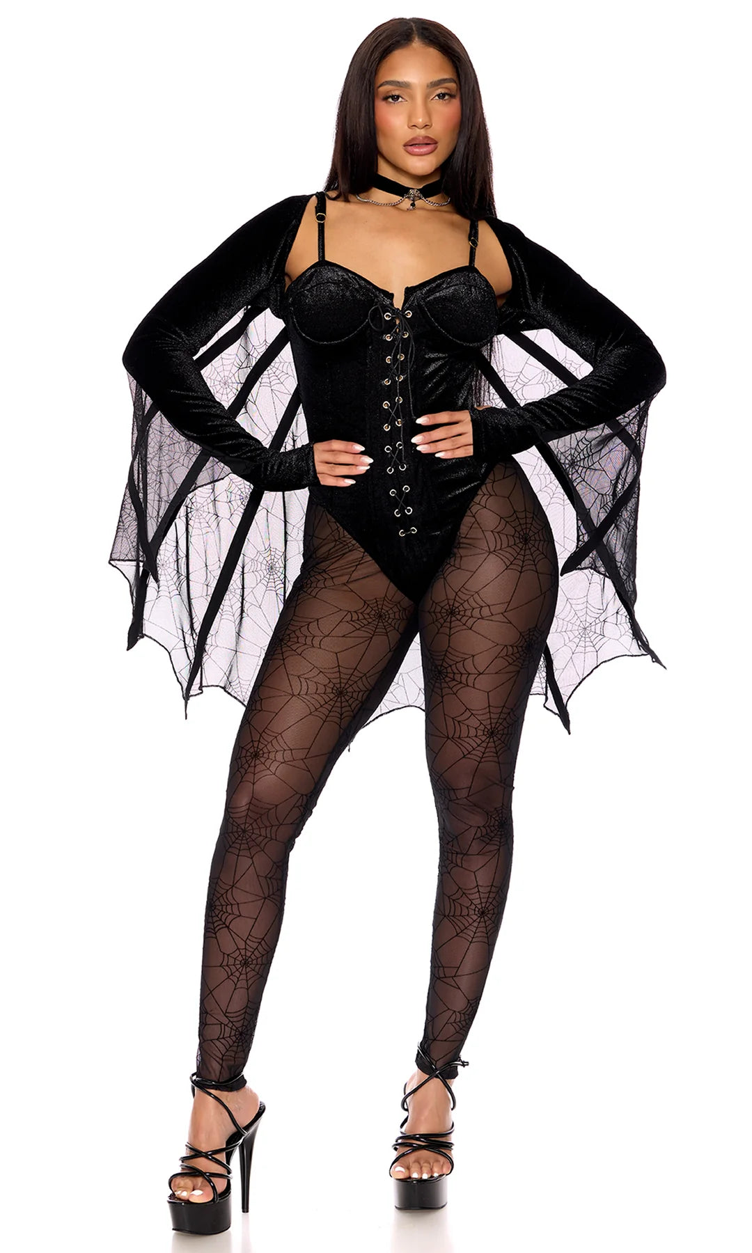 World Wide Web 4-Piece Women's Spider Costume