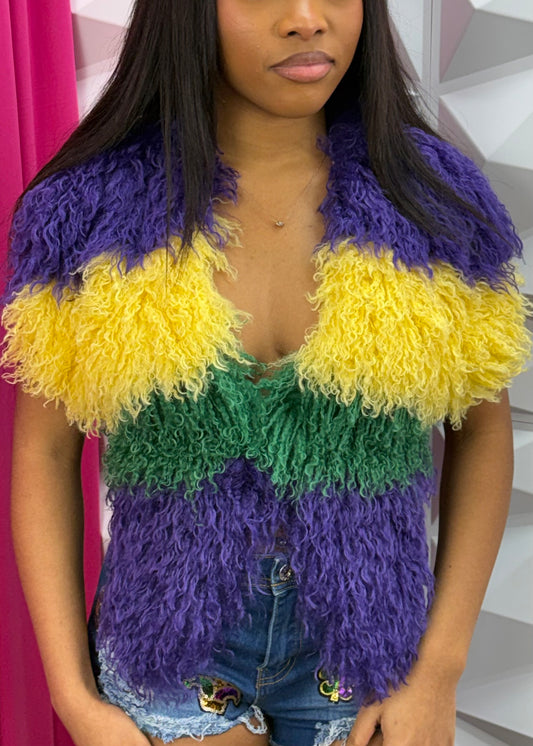 MG Mongolian Fur Vest