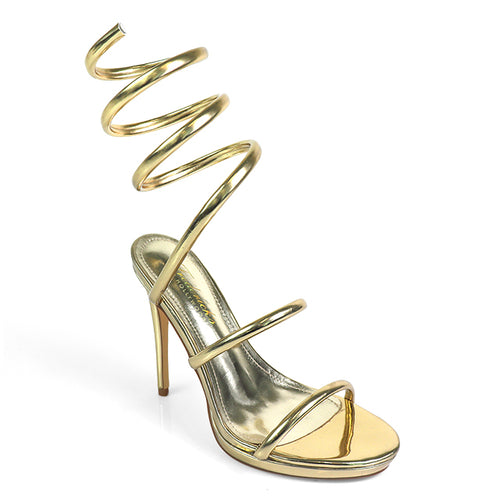 Sabine Heels - Gold