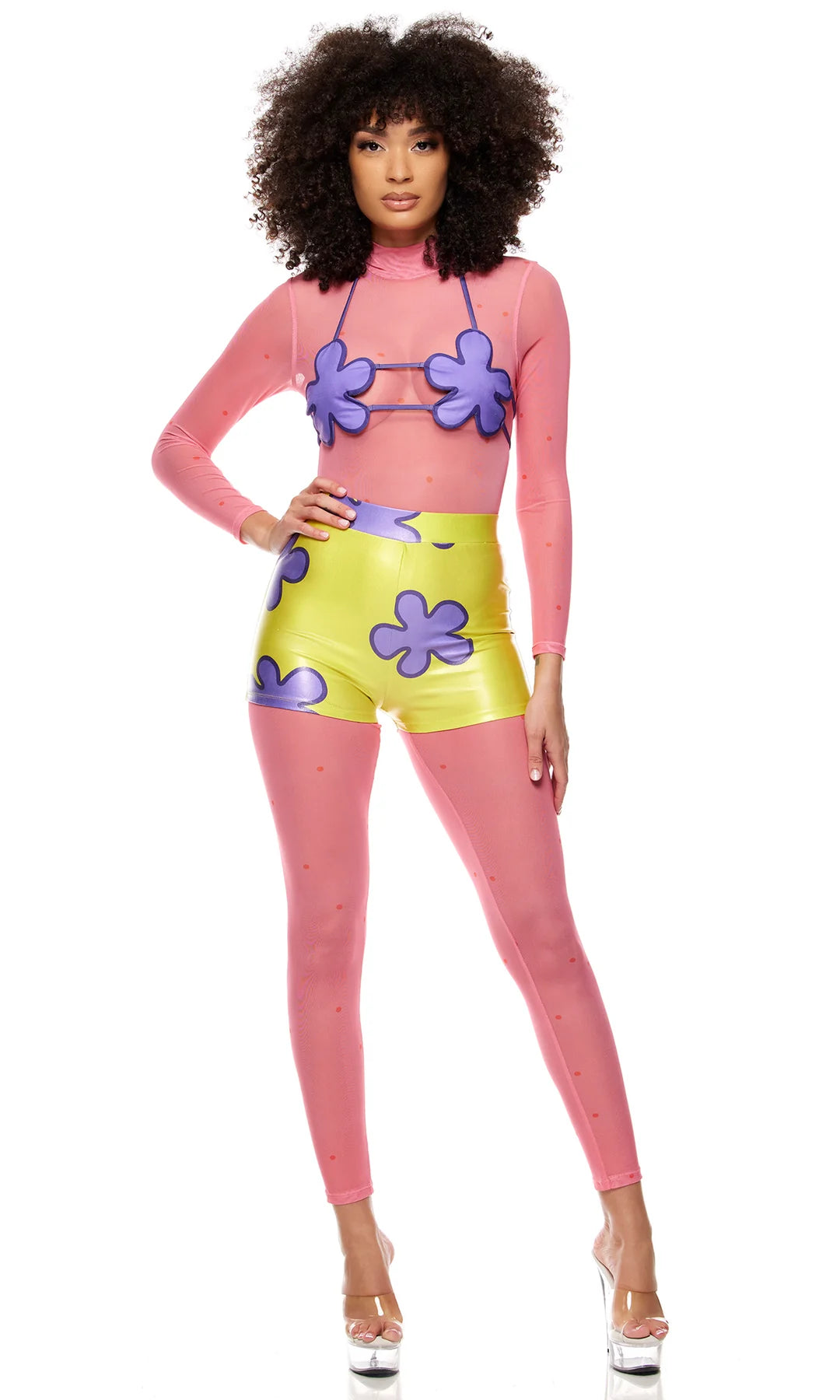 Bikini Bottom 5-Piece Women's Cartoon Character Costume