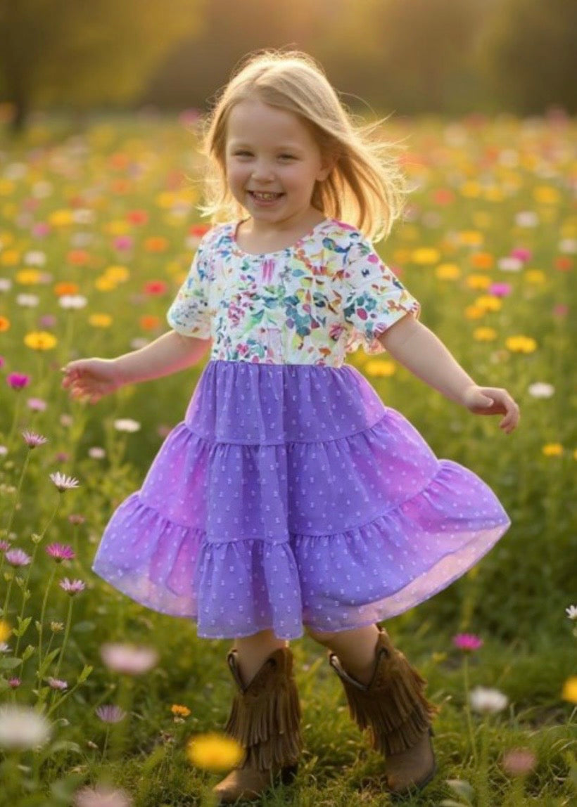 Lavender Dress - Kids
