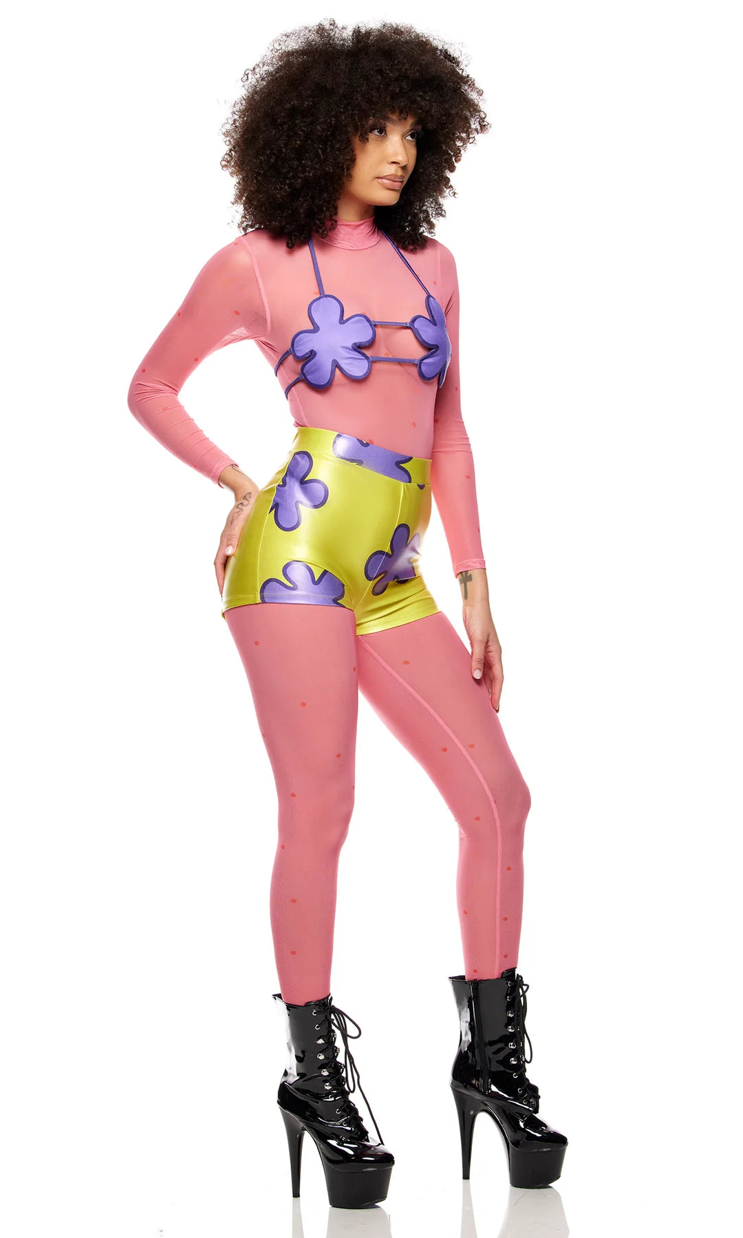 Bikini Bottom 5-Piece Women's Cartoon Character Costume