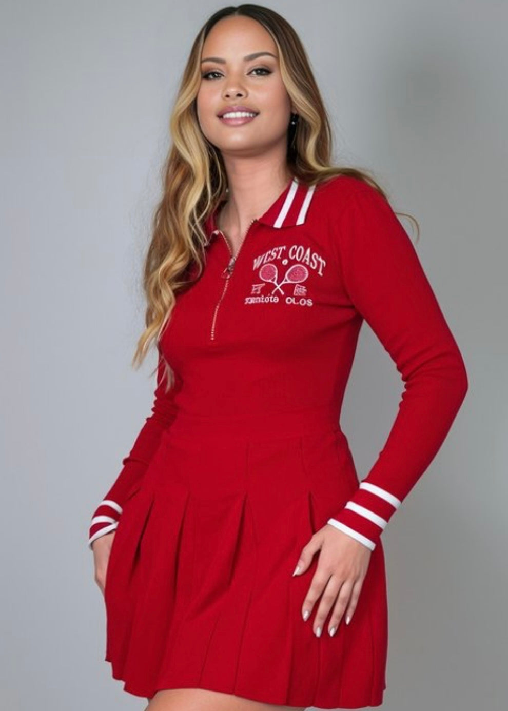 West Coast Dress-Red