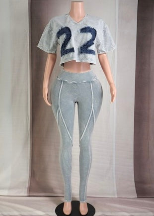 22 Pants set