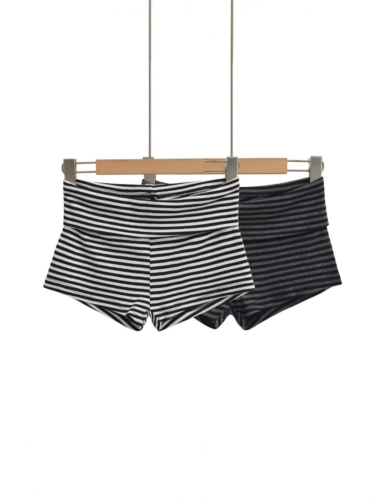 Stripe Fold Shorts