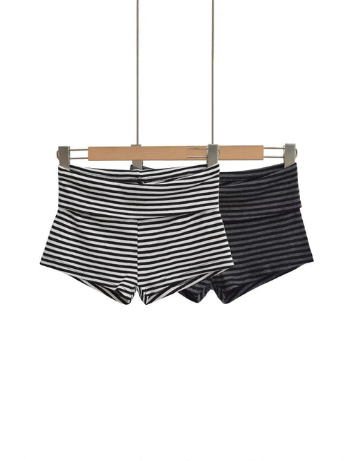 Stripe Fold Shorts