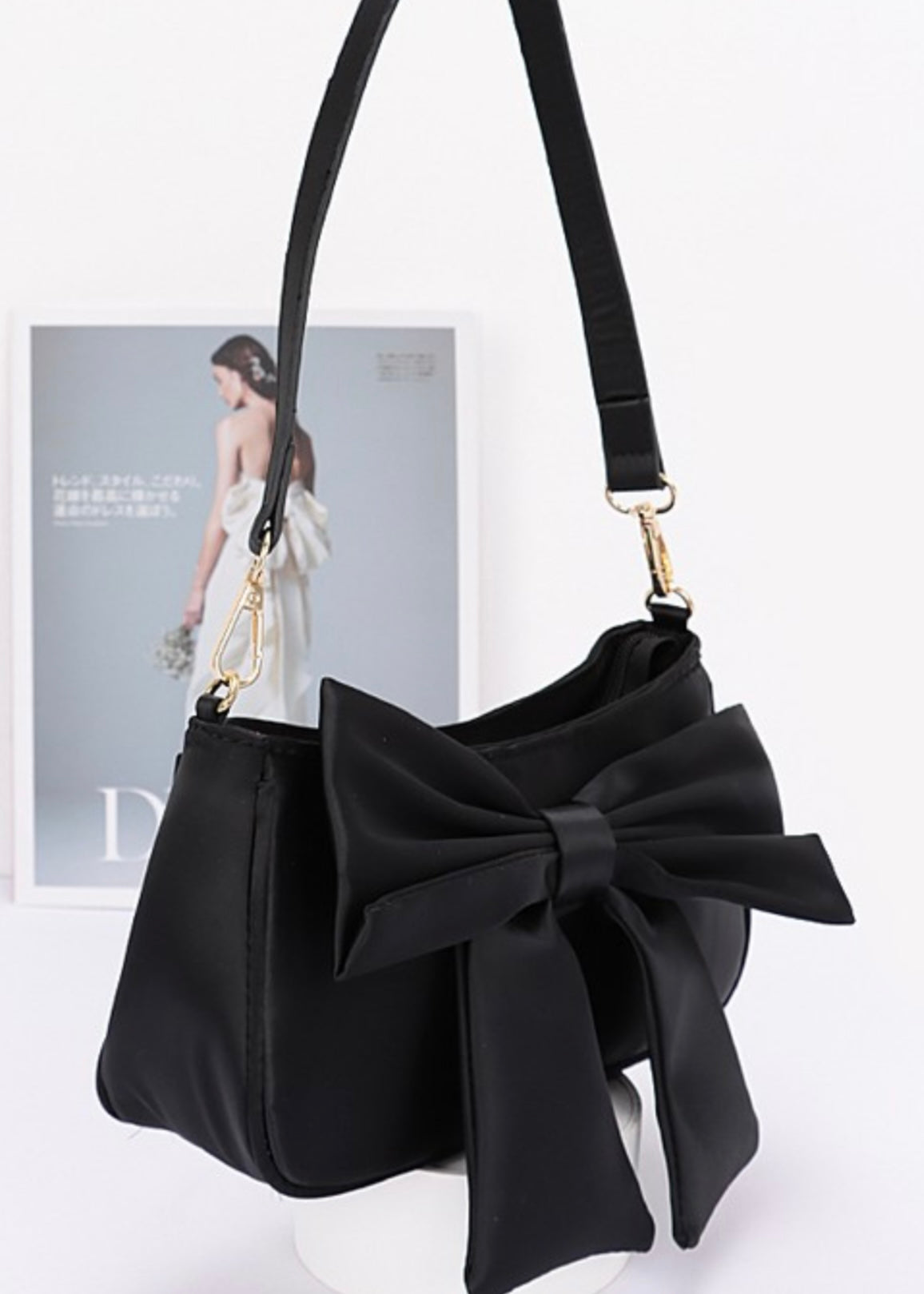 Satin Bow Purse