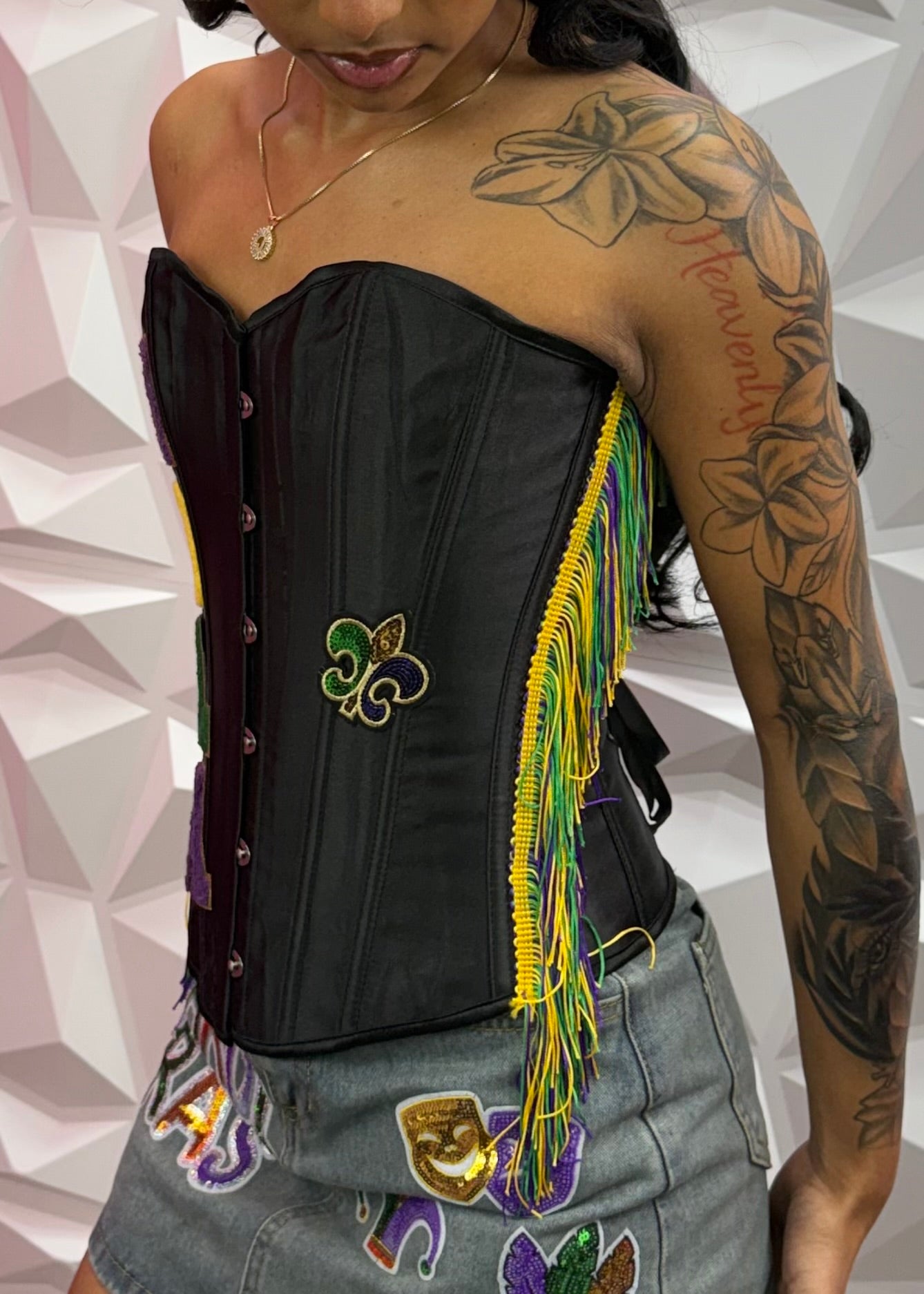 MG Patch Corset - Black