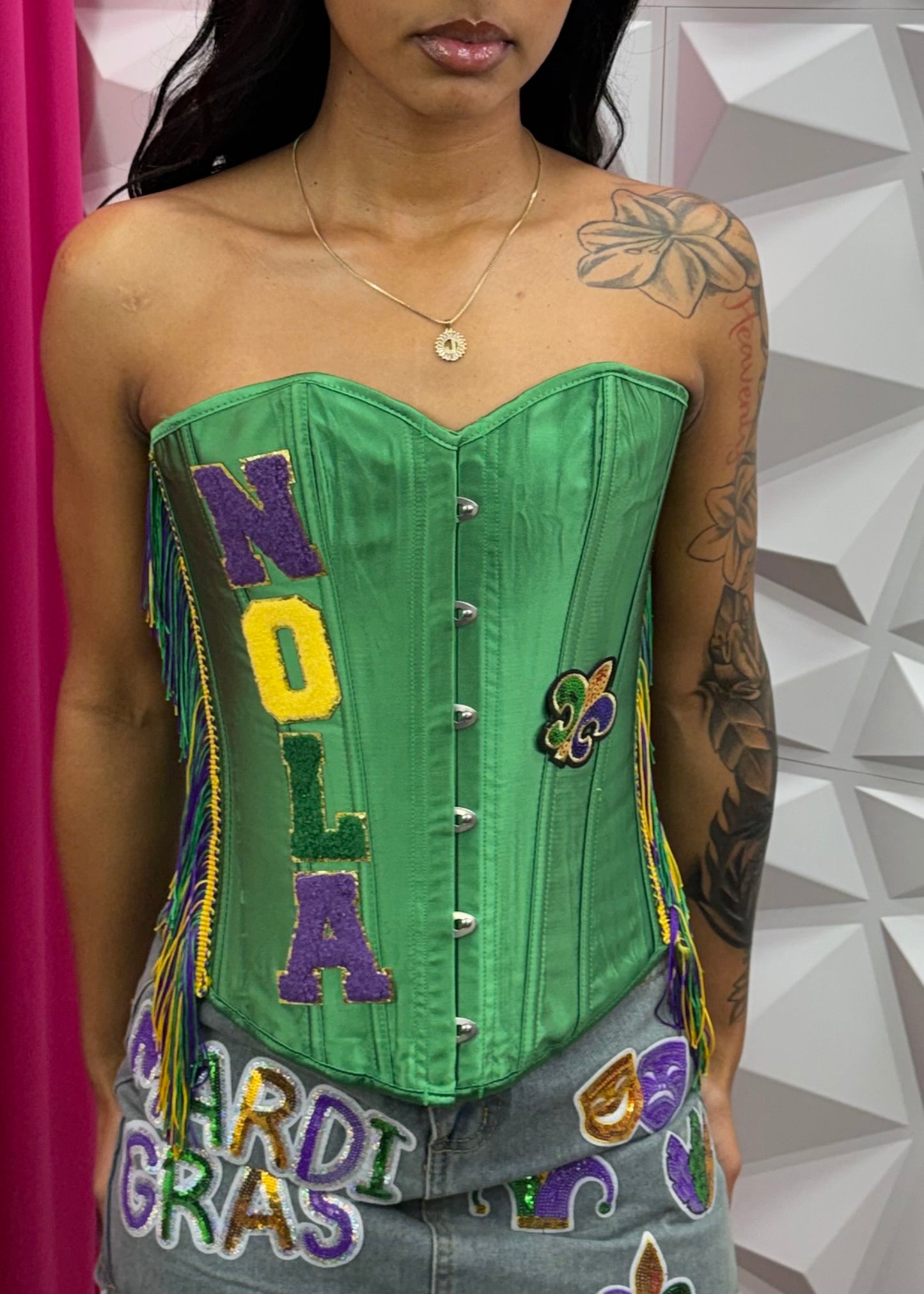 MG Patch Corset - Green