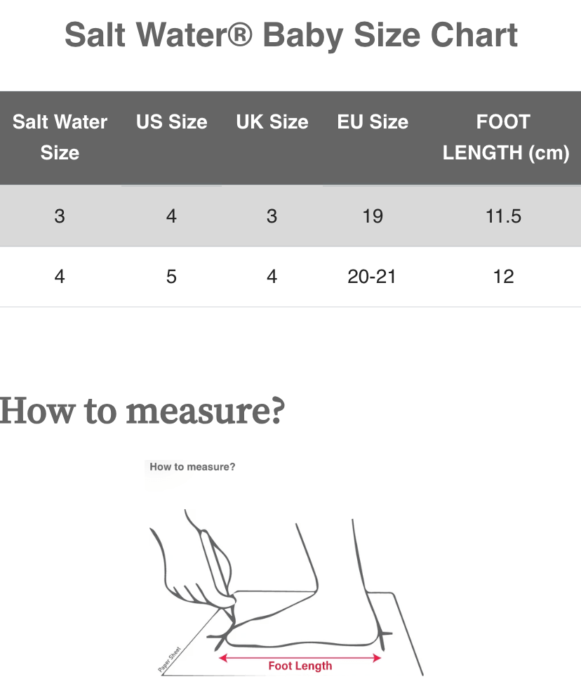 Salt Water Sandals - Butter