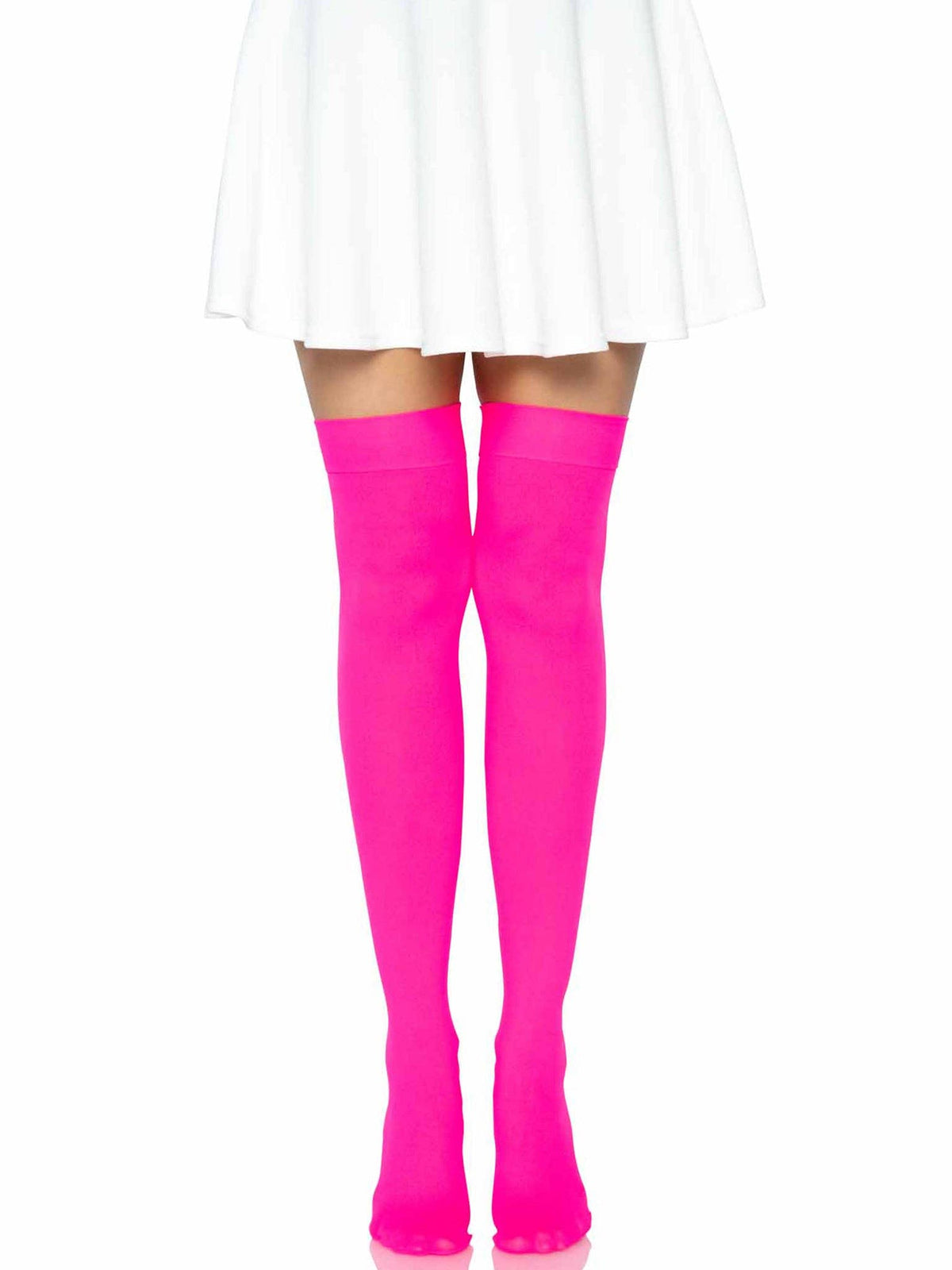 Luna Thigh High Stockings: Pink / One Size