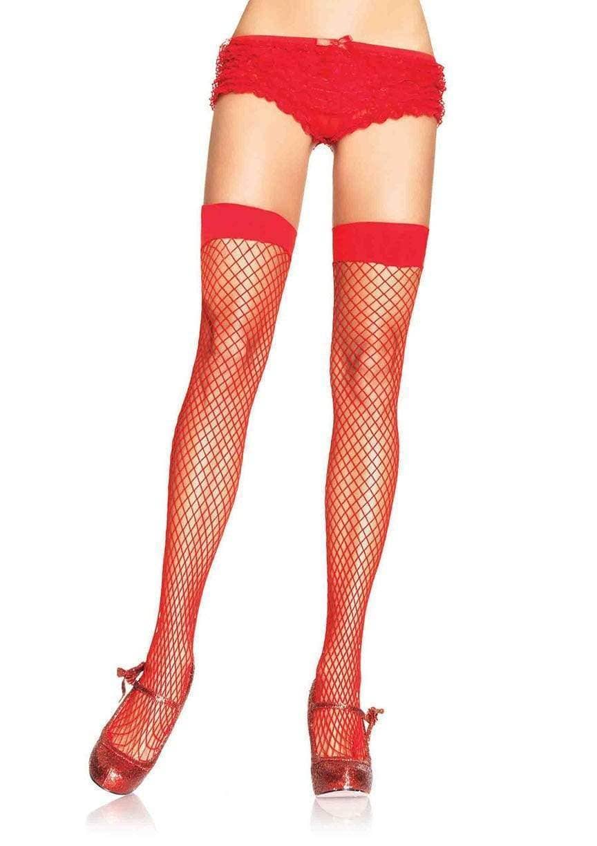 Dream Net Thigh High Stockings: Black / One Size